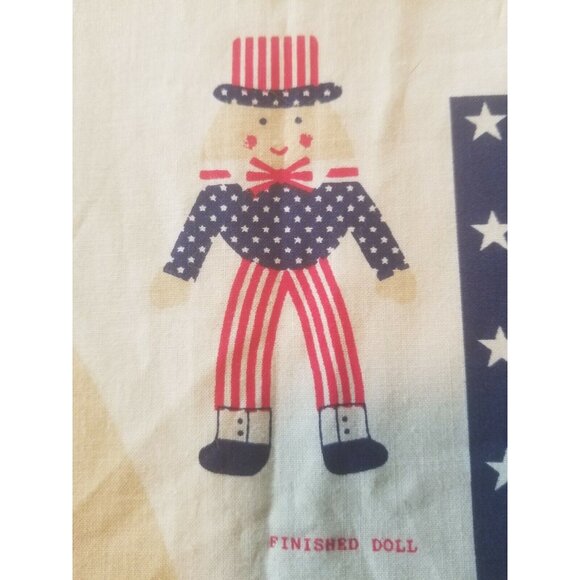 Liberty Humpty Dumpty Doll Cut and Sew Fabric Traditions 1990 Patriotic American - Picture 1 of 8
